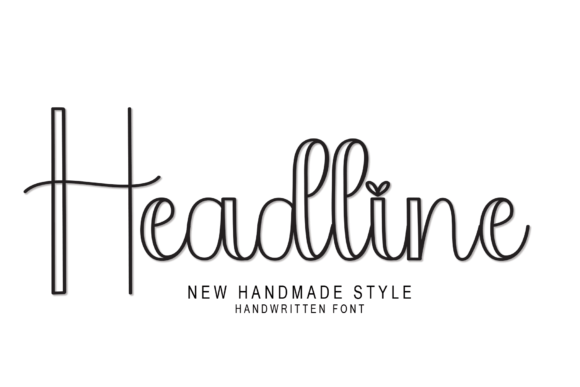 Discover Headline: The Playful Handwritten Font for Creative Projects