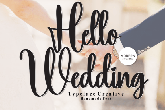 Discover the Charm of the Hello Wedding Typeface