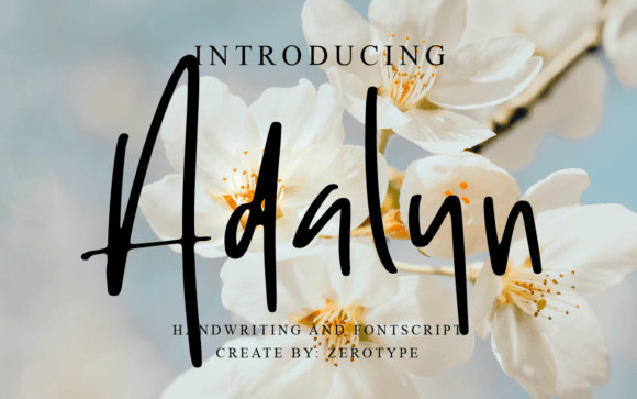 Discover the Elegance of the Adalyn Font for Your Designs