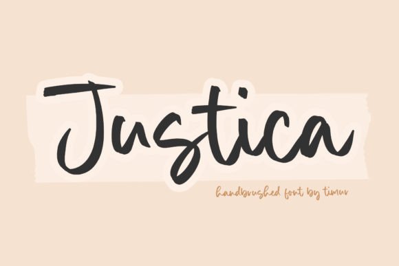 Discovering Justica: The Romantic Handwritten Script Font