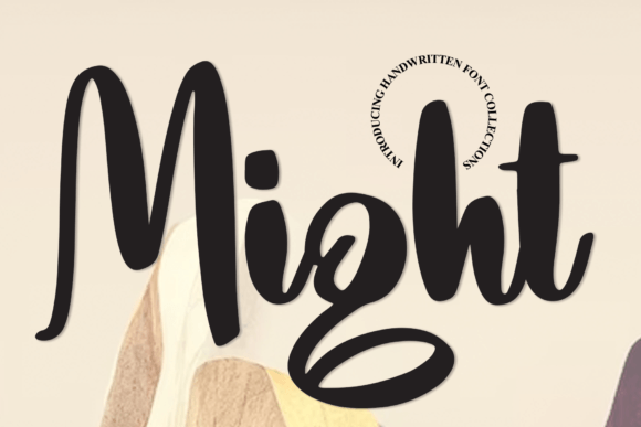 Discovering Might: A Bold Handwritten Font for Creative Projects